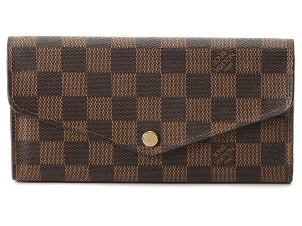 LOUIS VUITTON Portefeuille Sarah Damier Brown